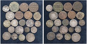 VARIOUS DOGES &ndash; Interesting lot of 21 coins, of mixed Venetian coinage.