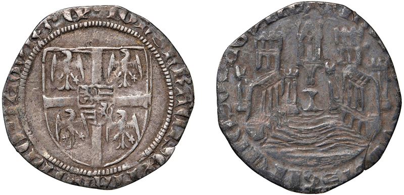 GIAN FRANCESCO GONZAGA (1407-1444) - Grosso, s.d., Mantova.