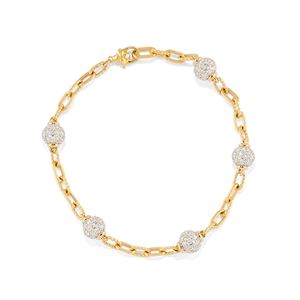 Bracciale con diamanti