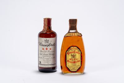 Crawford's Special Reserve e Crawford's Five Star, whisky in bottiglia da 0,75l, 40% Vol.