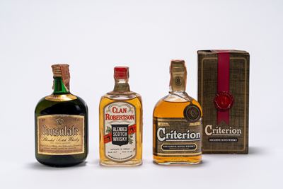 Selezione di Whisky in Tre Bottiglie: Consulate, Clan Robertson, Criterion
