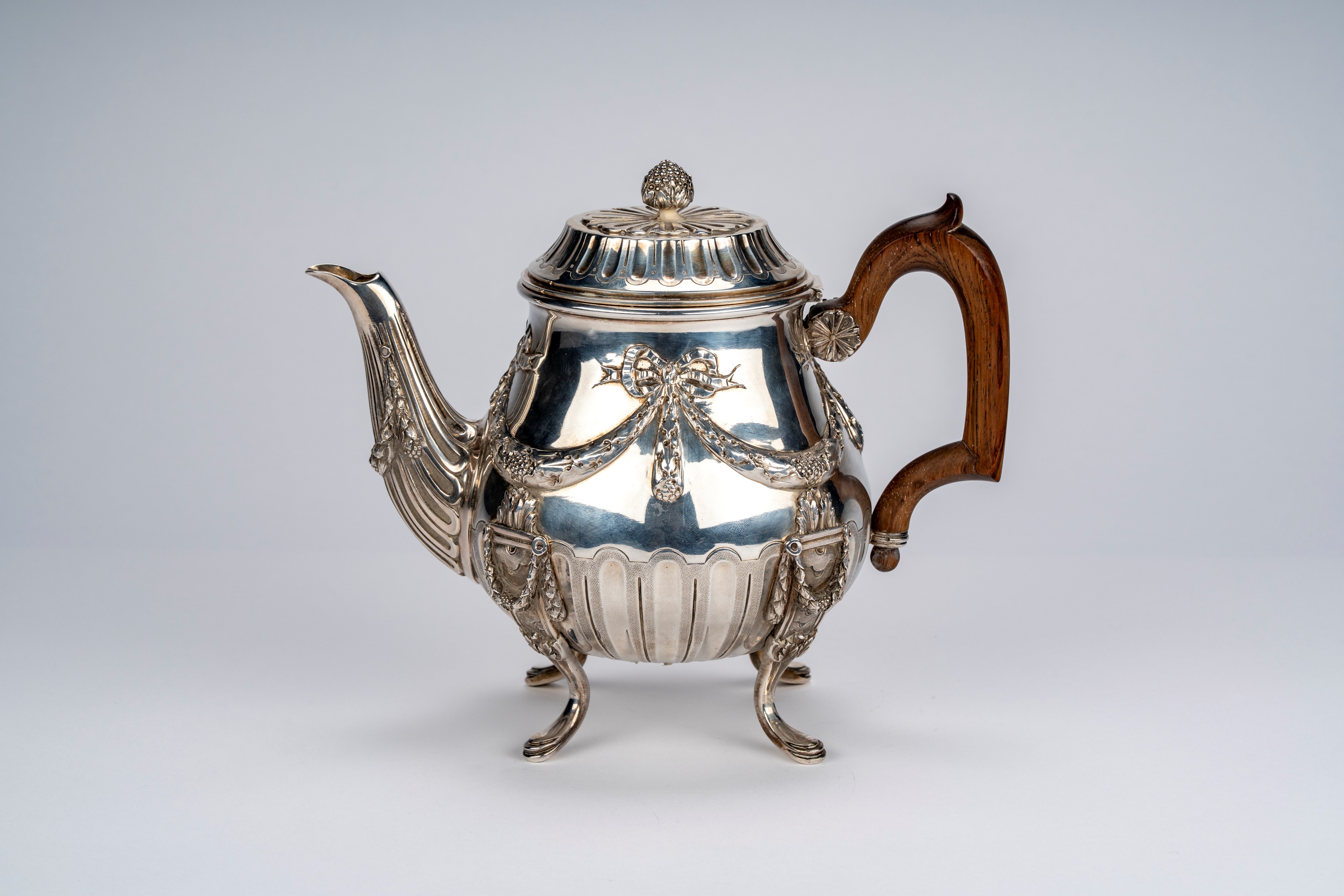 Teiera in argento, Francia, circa 1850
