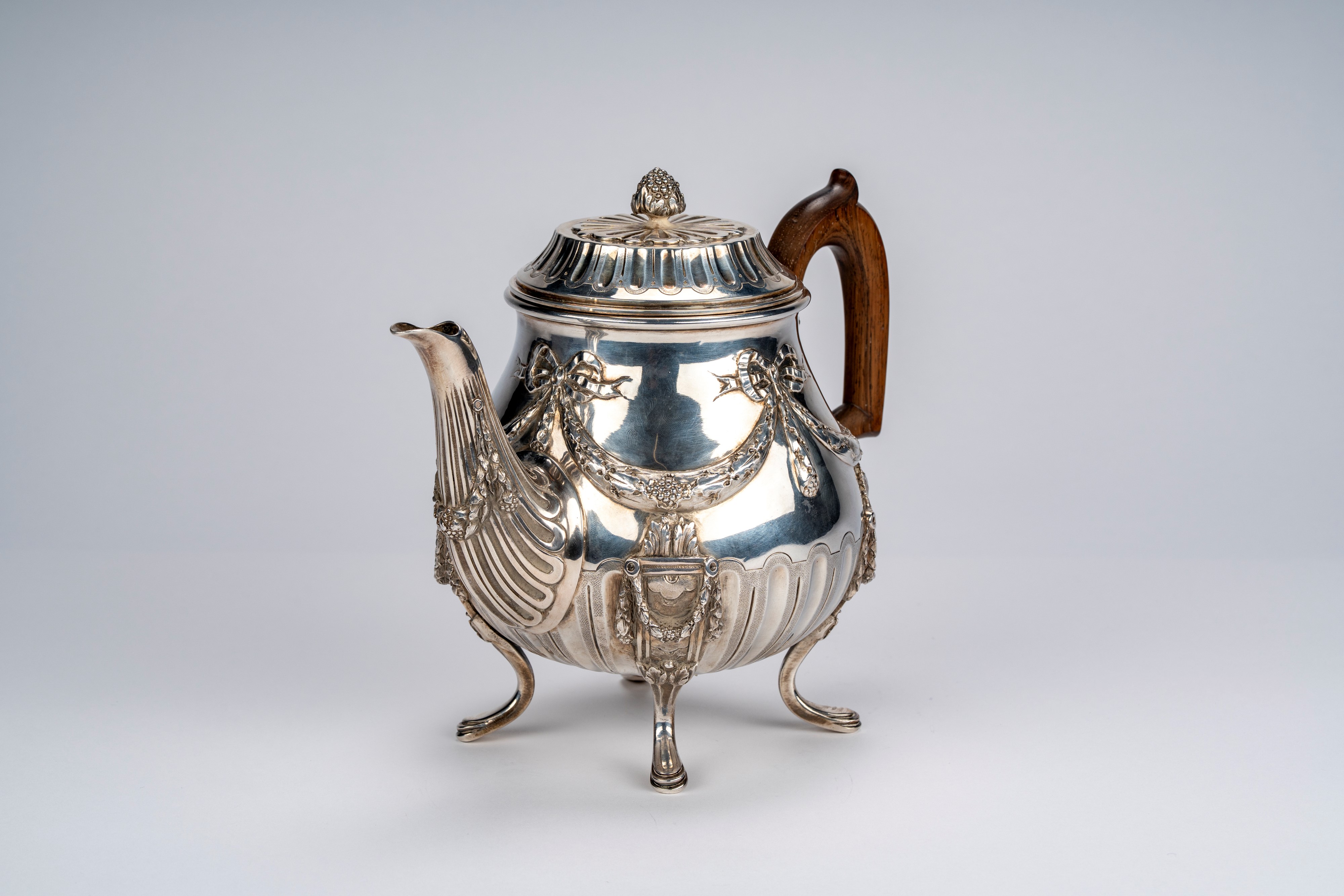 Teiera in argento, Francia, circa 1850