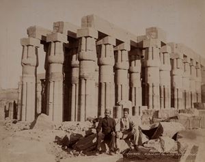 Louxor ensemble des colonnades
