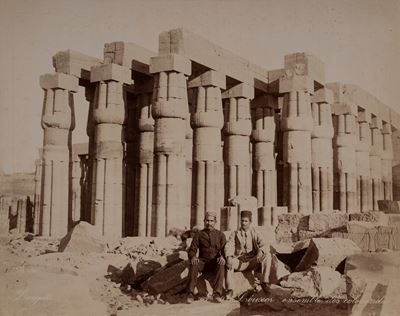 Louxor ensemble des colonnades