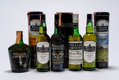 Selezione di William Lawson's, Whisky e Superalcolici Vari - 5 Bottiglie
