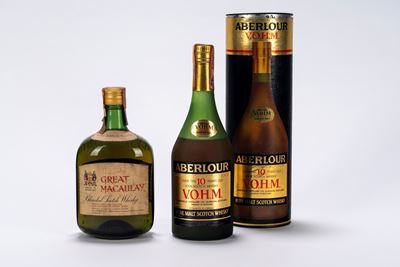 Great Macaulay e Aberlour Over 10 Year Old V.O.H.M, Selezione Whisky (2 bottiglie)