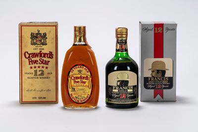 Selezione Whisky, Crawford's Five Star 12 Year Old e Francis Gold 12 Year Old