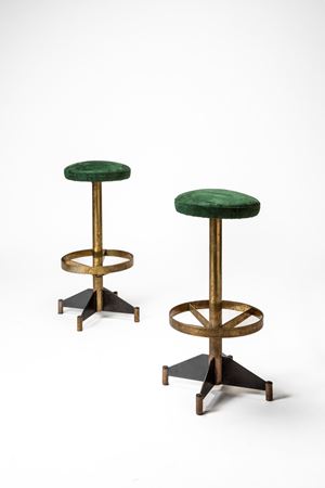 Coppia di sgabelli 