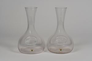 Due decanter Gunnar Ander, anni '60