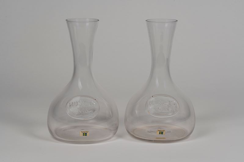 Due decanter Gunnar Ander, anni '60