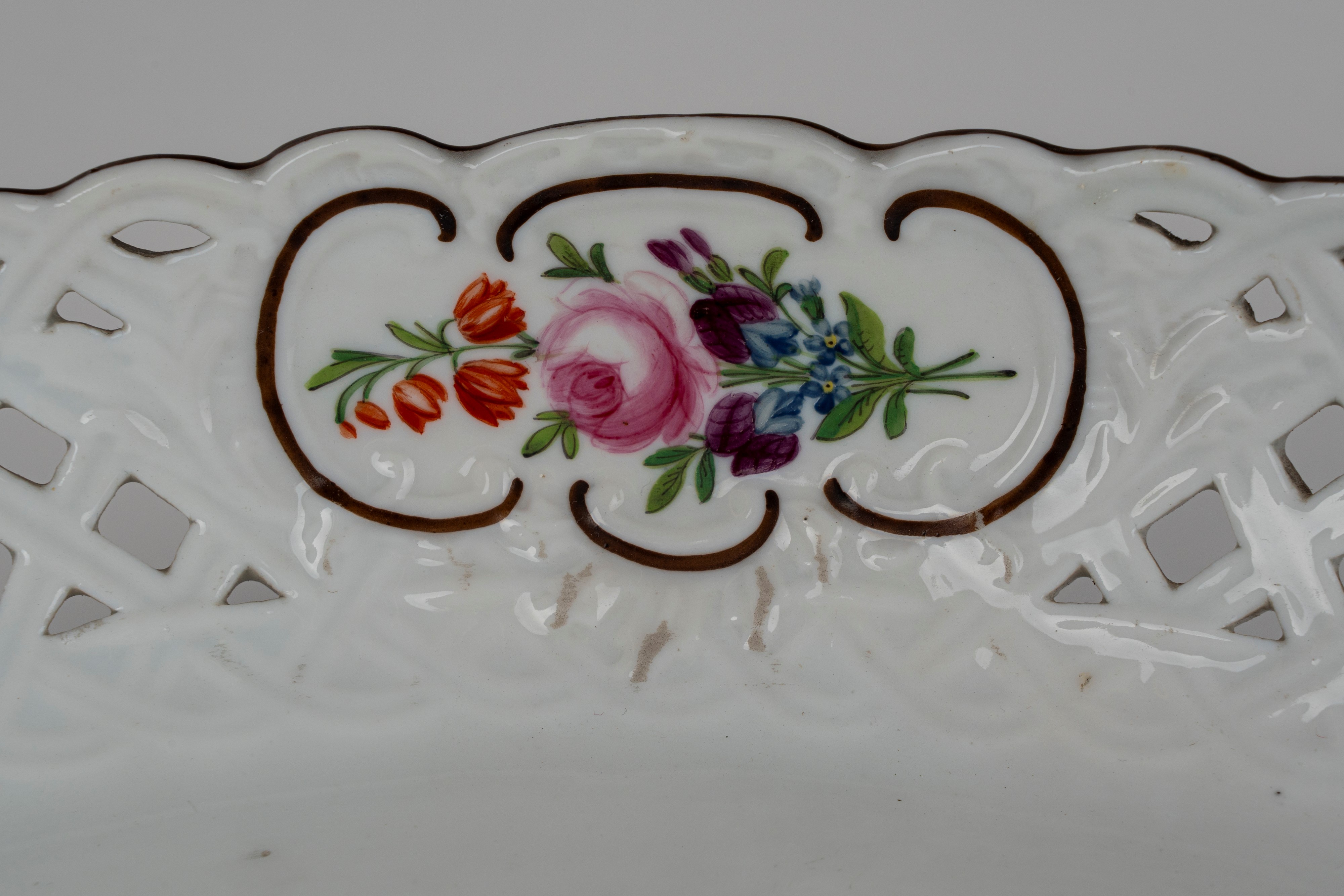 Manifattura di Meissen, Alzata in Porcellana, Prima Metà Secolo XX