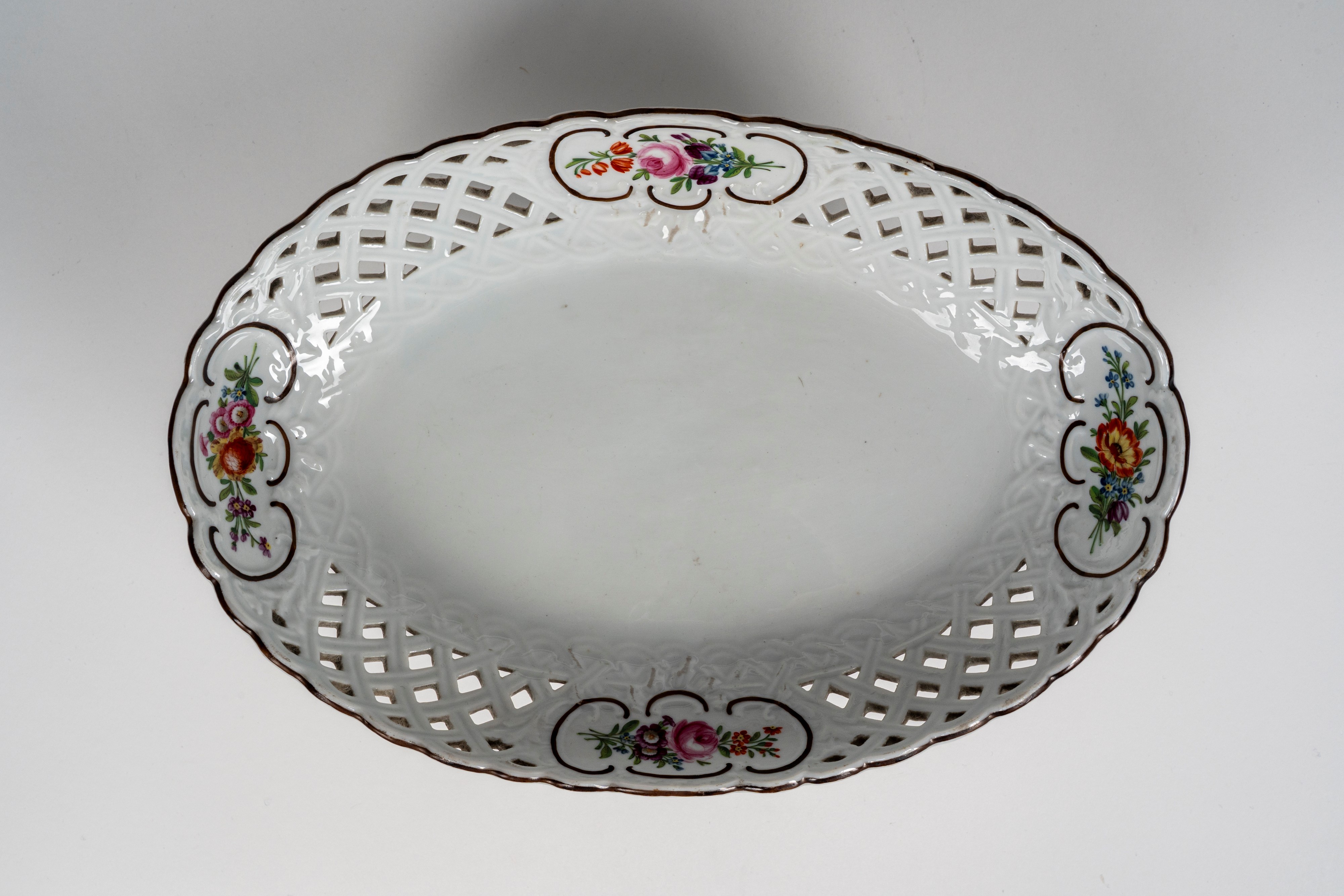 Manifattura di Meissen, Alzata in Porcellana, Prima Metà Secolo XX