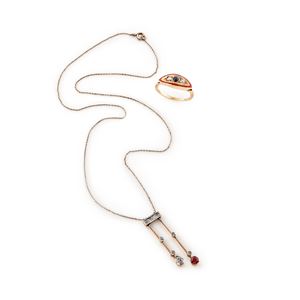 Liberty necklace and ring
