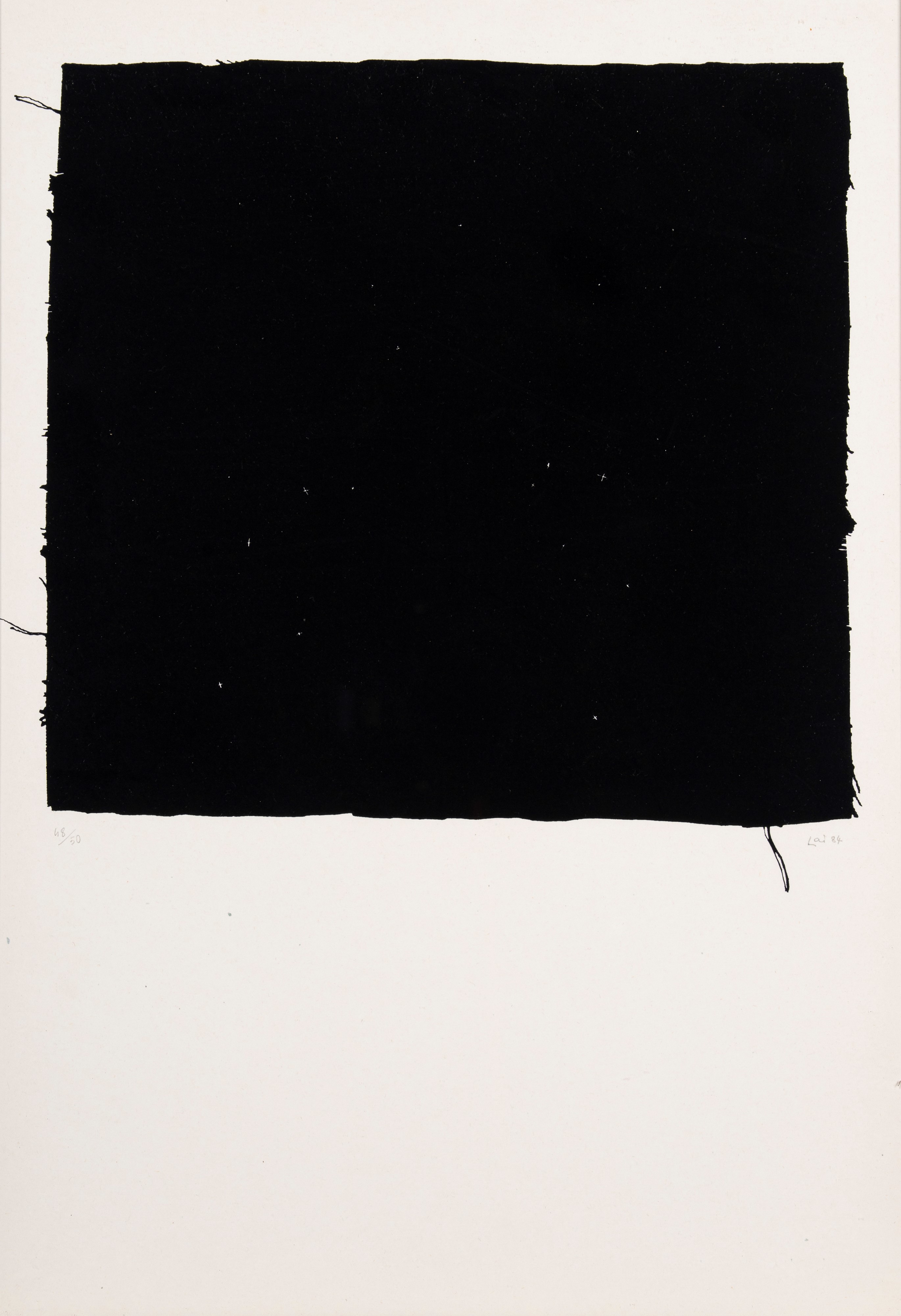 Maria Lai - Un filo nella notte (serigrafie, edizione 48/50)