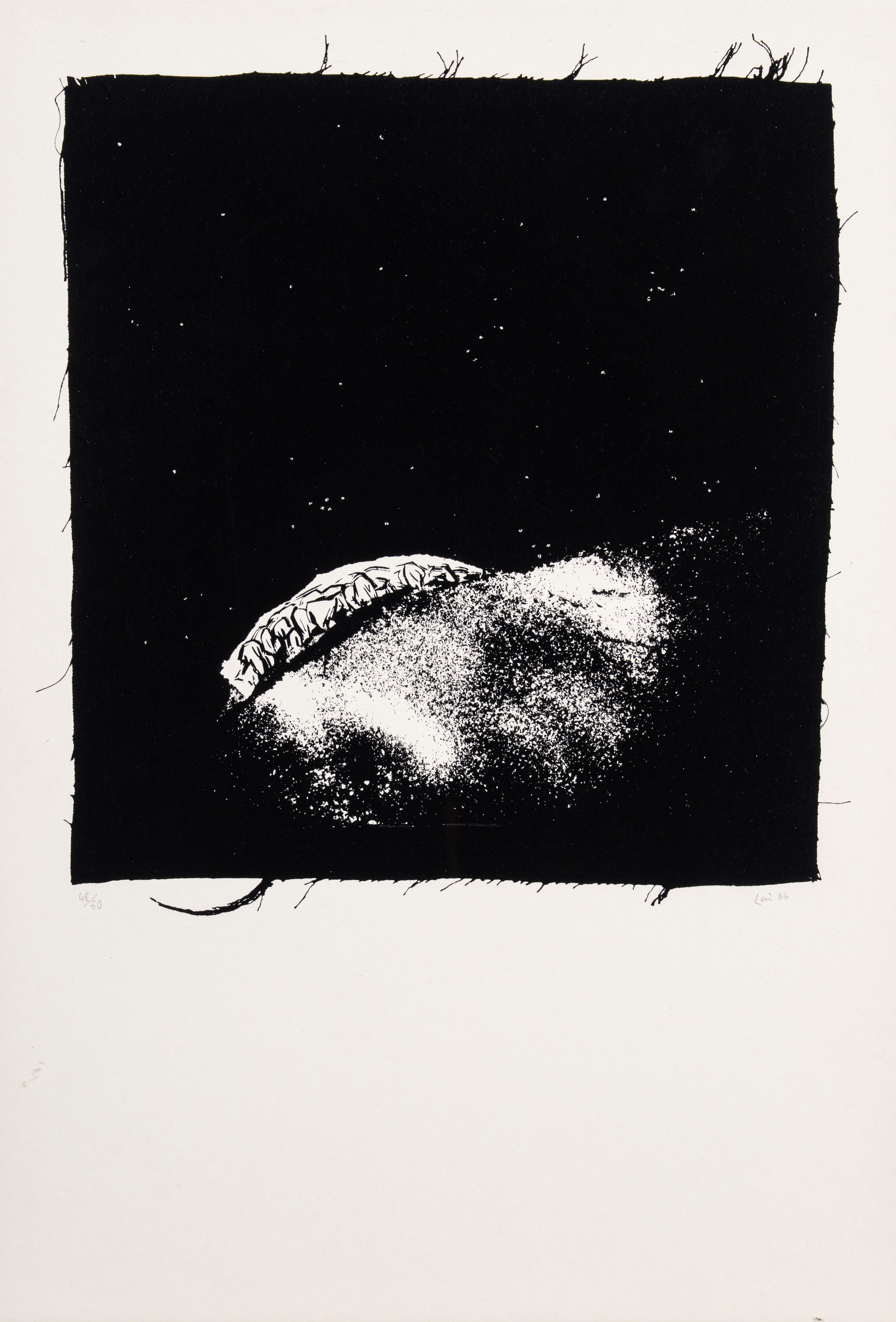 Maria Lai - Un filo nella notte (serigrafie, edizione 48/50)