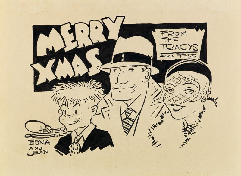 Dick Tracy Christmas Card