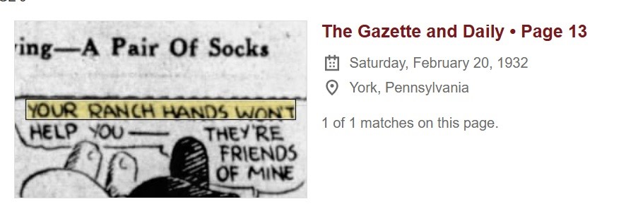 Popeye - A pair of socks