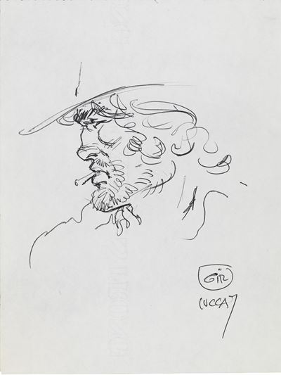 Blueberry, biro su carta