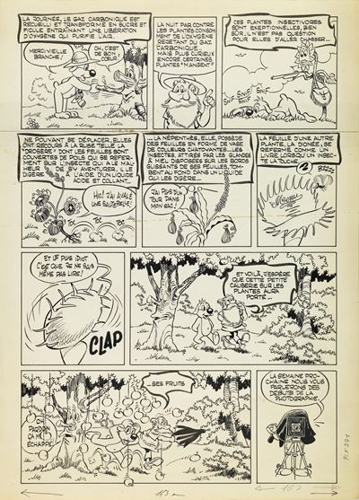 Pif, matita e china su cartoncino, 31,5 x 43,5 cm, 1976