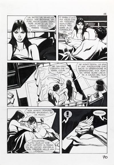 Dylan Dog - Nel segno del dolore, matita e china su cartoncino