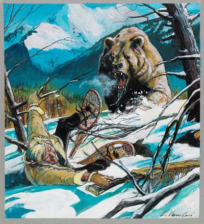 Ken Parker, tempera su cartone