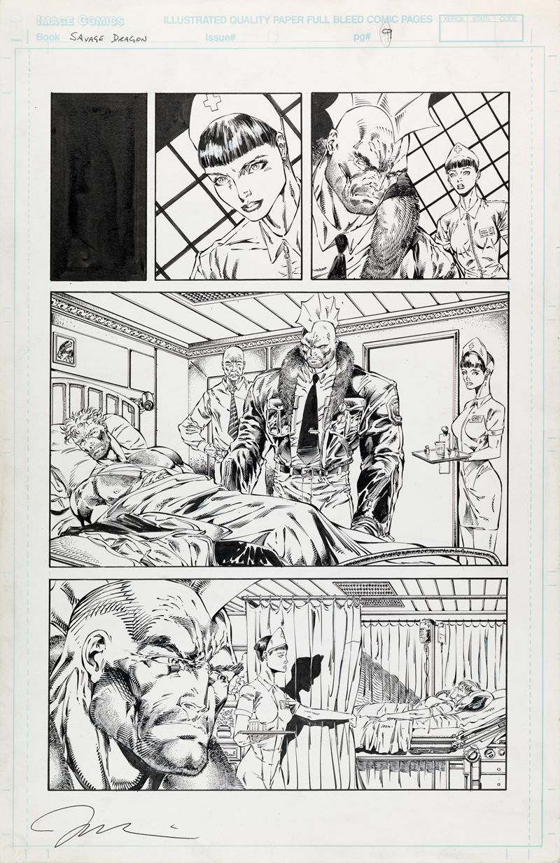 Savage Dragon - Team-up With Grifter