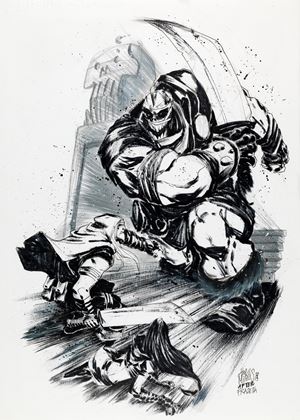 Death Dealer after Frazetta