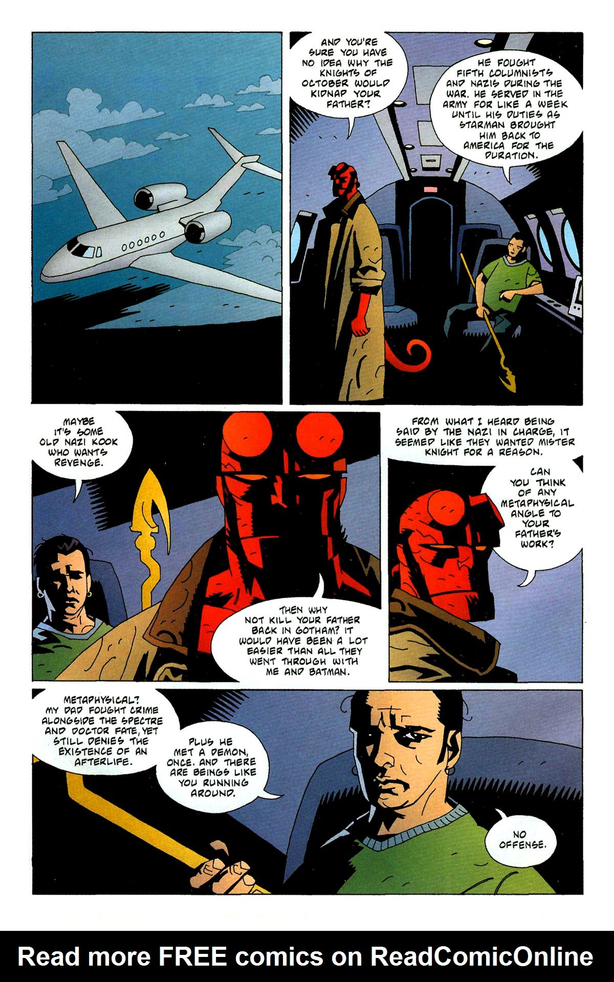 Mike Mignola - Batman/Hellboy/Starman, matita e china su cartoncino DC
