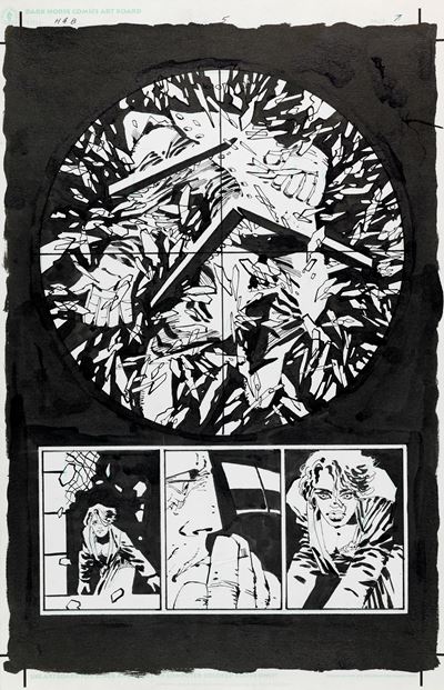Sin City - Hell and Back, matita e china su cartoncino