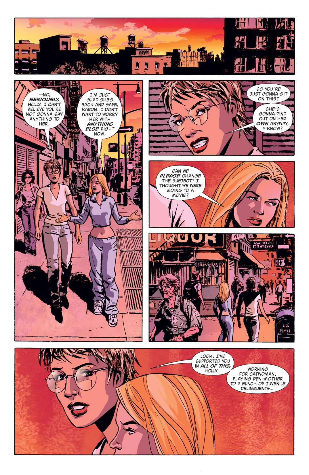 Sean Phillips - Catwoman - Only Takes a Night, pennarello e china su cartoncino DC