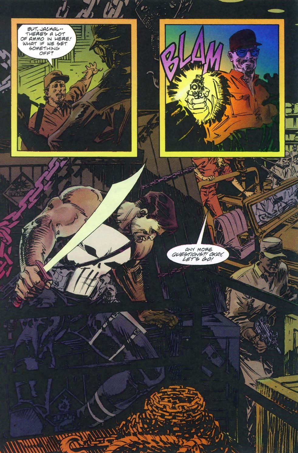 Bill Reinhold - Punisher: Empty Quarter, matita e china su cartoncino