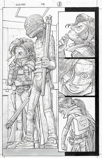 Kick-Ass n. 8 - Tavola originale