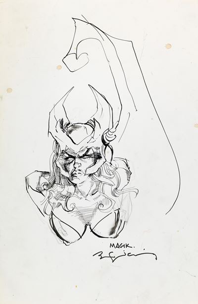 Illyana Rasputin: Magik, matita e china su cartoncino