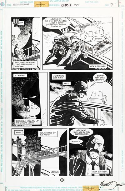 Batman: Legends of the Dark Knight - Criminals, matita e china su cartoncino