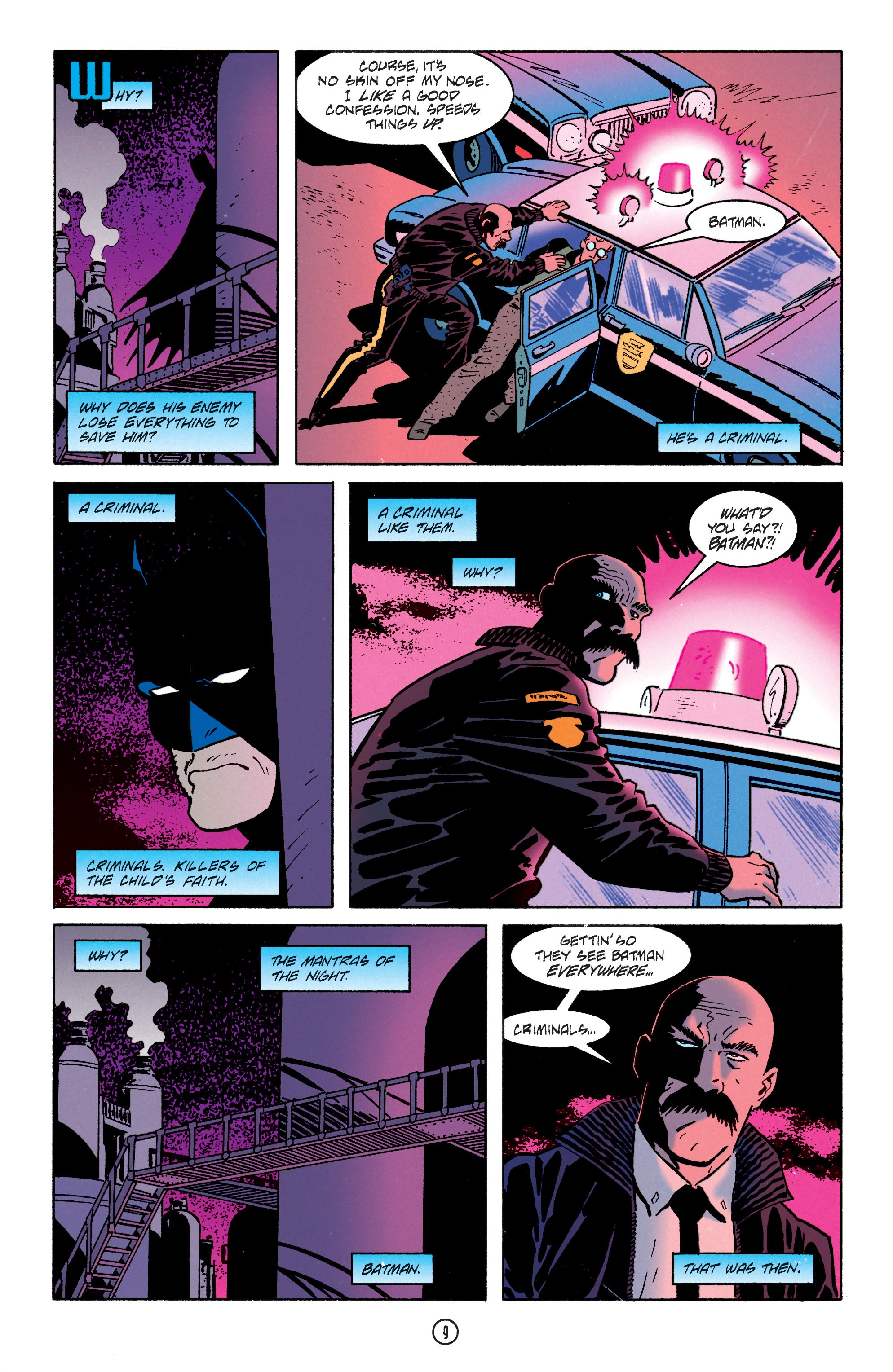 Mike Zeck - Batman: Legends of the Dark Knight - Criminals, matita e china su cartoncino