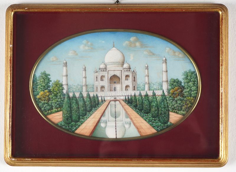 Veduta del Taj Mahal