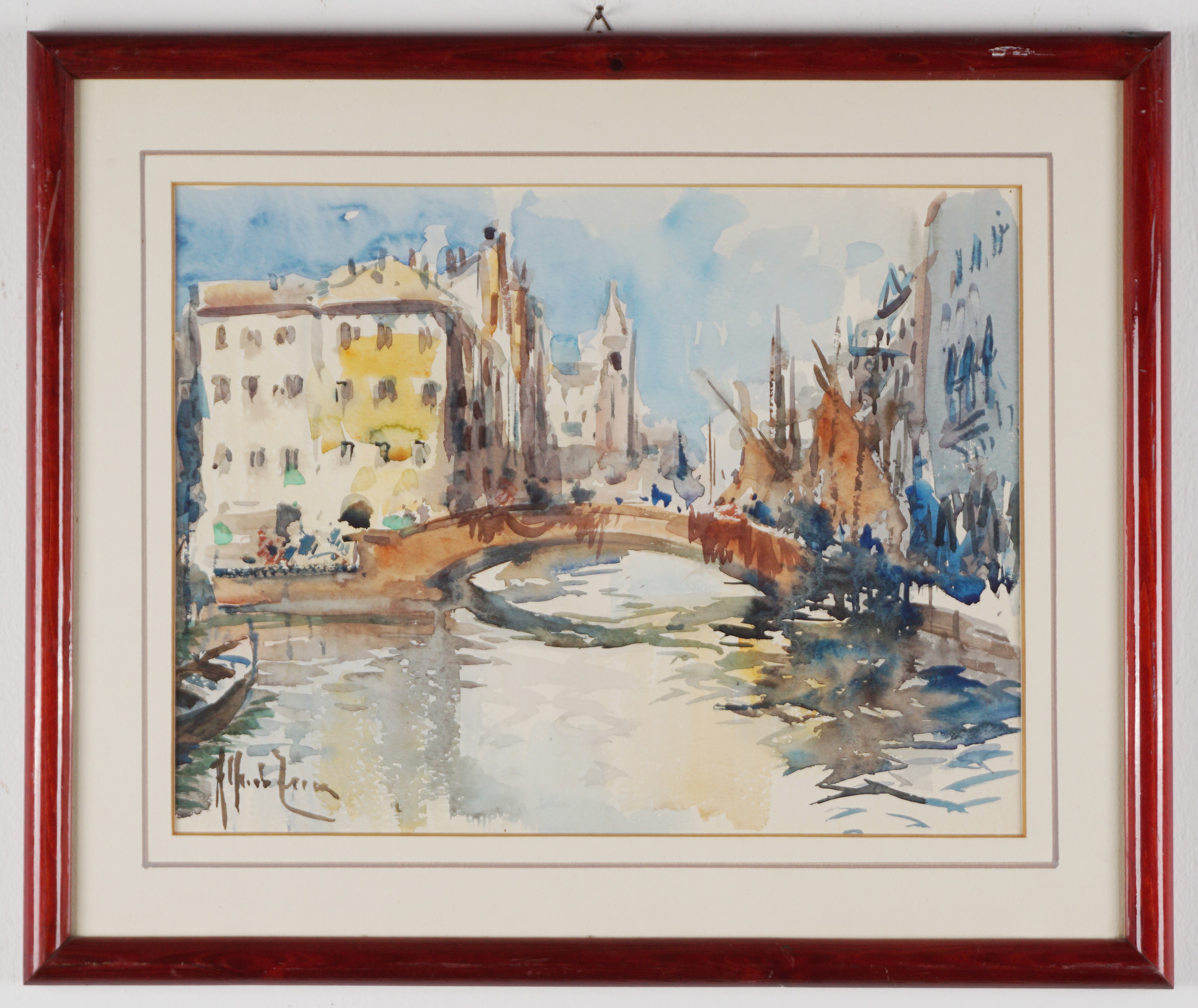 Scorcio di Venezia con canale