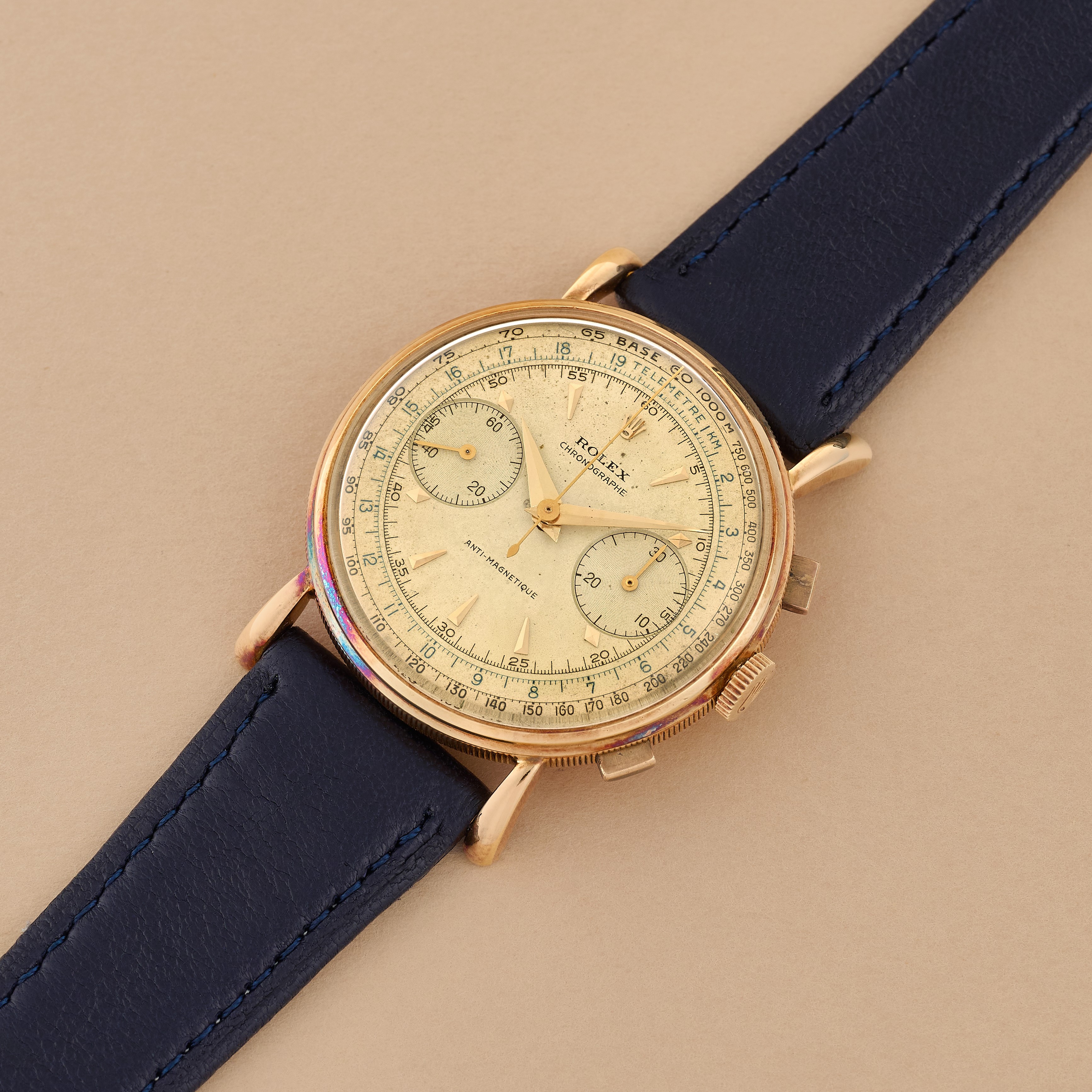 Rolex - Cronografo 4062 (anni ’50), cassa in oro 18k