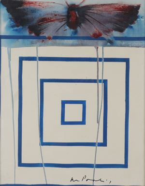 Composizione con farfalla