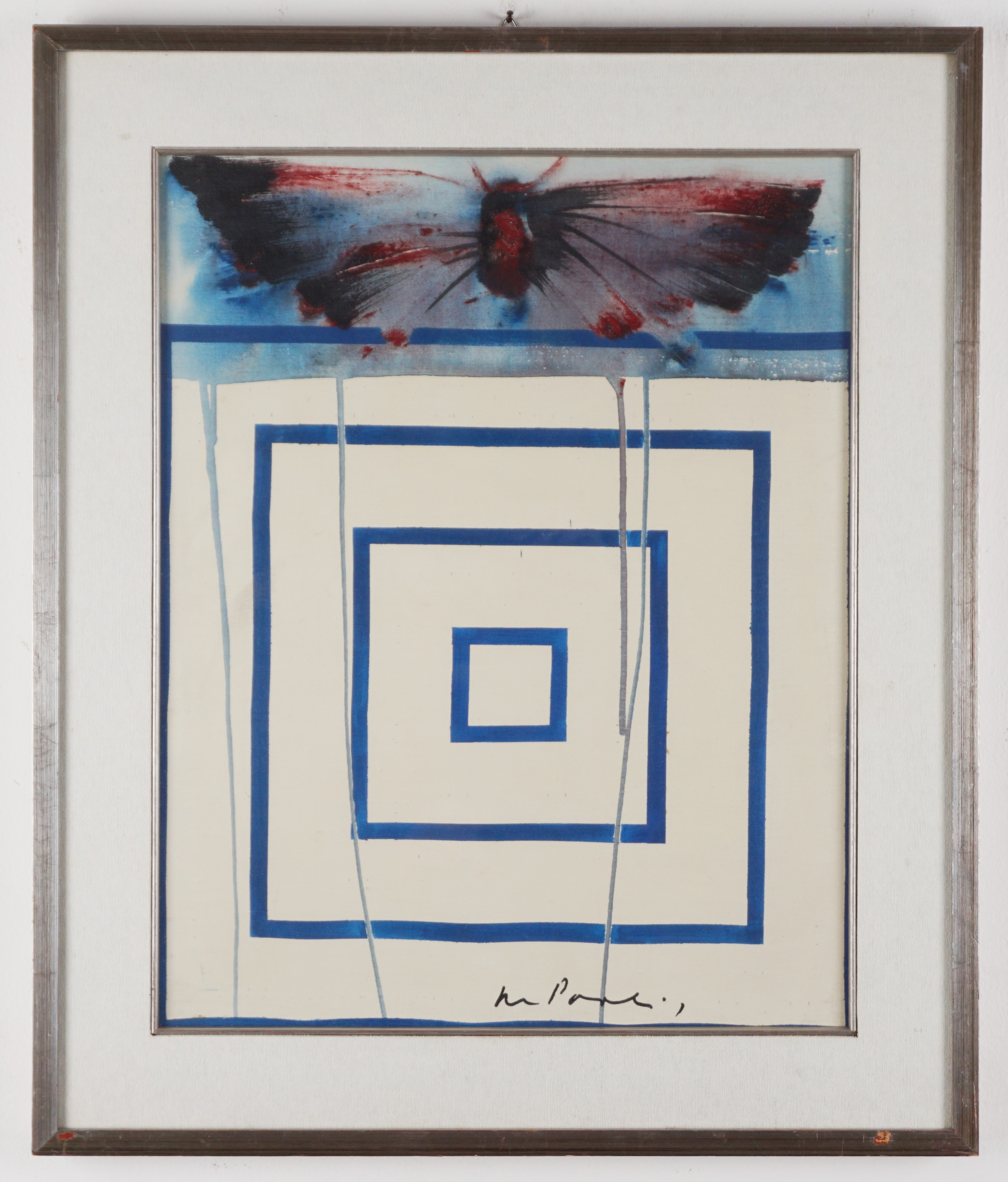 Composizione con farfalla