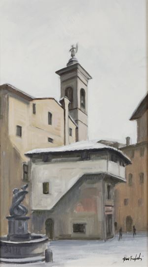 Scorcio di Bergamo citt&agrave; alta