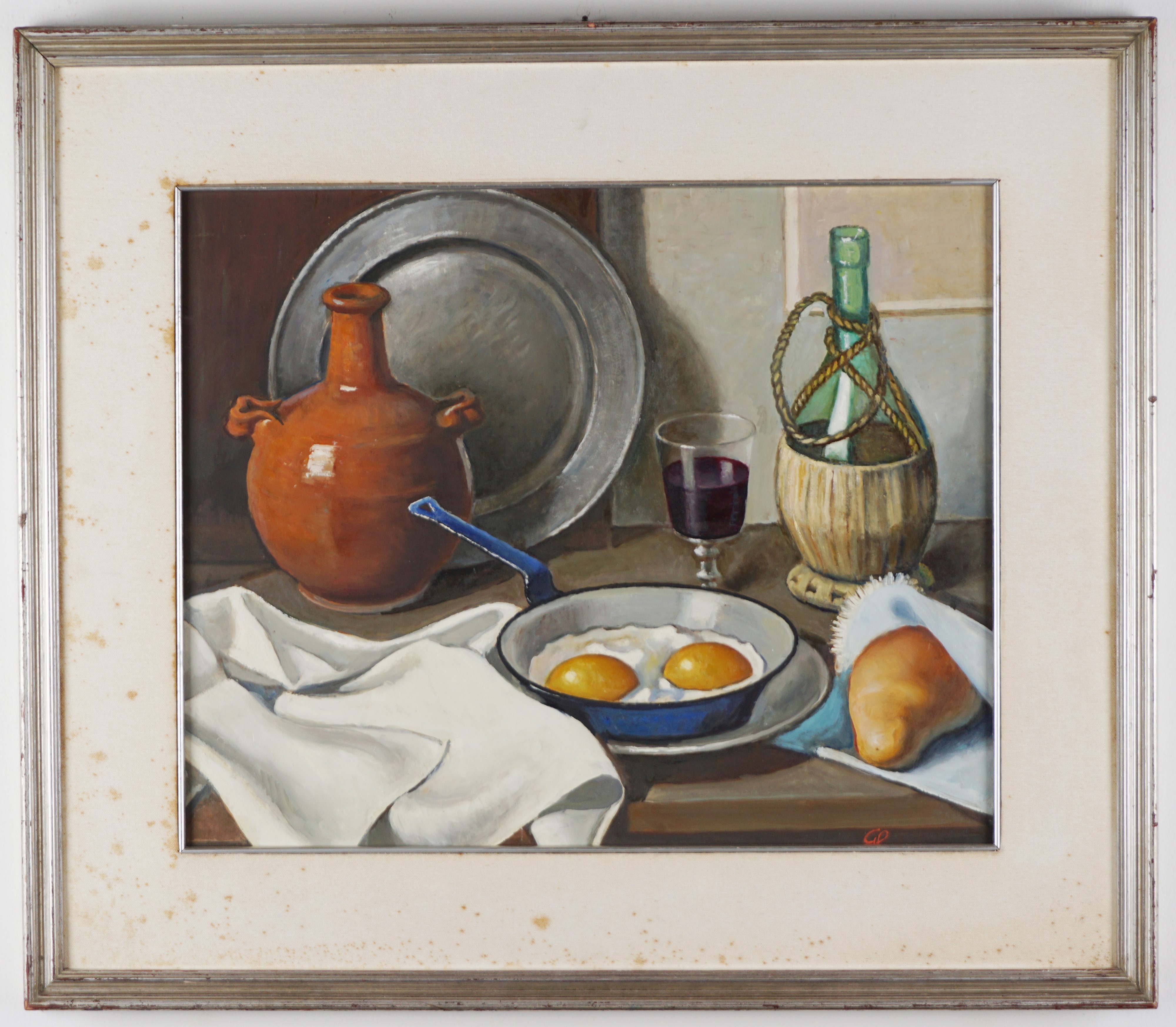 Natura Morta con tegamino di uova