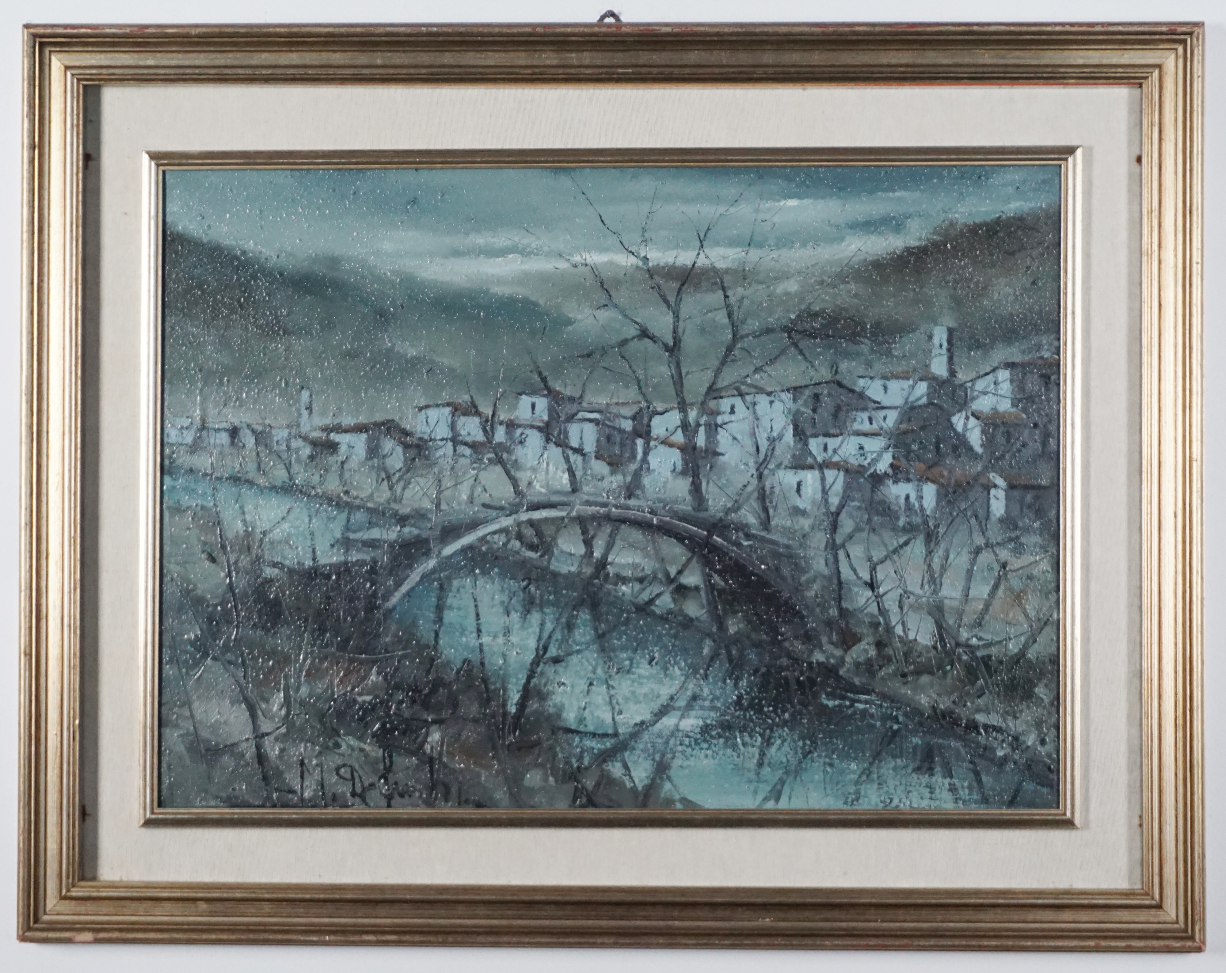 Anonimo Seconda Metà Secolo XX - Paesaggio, olio su tela
