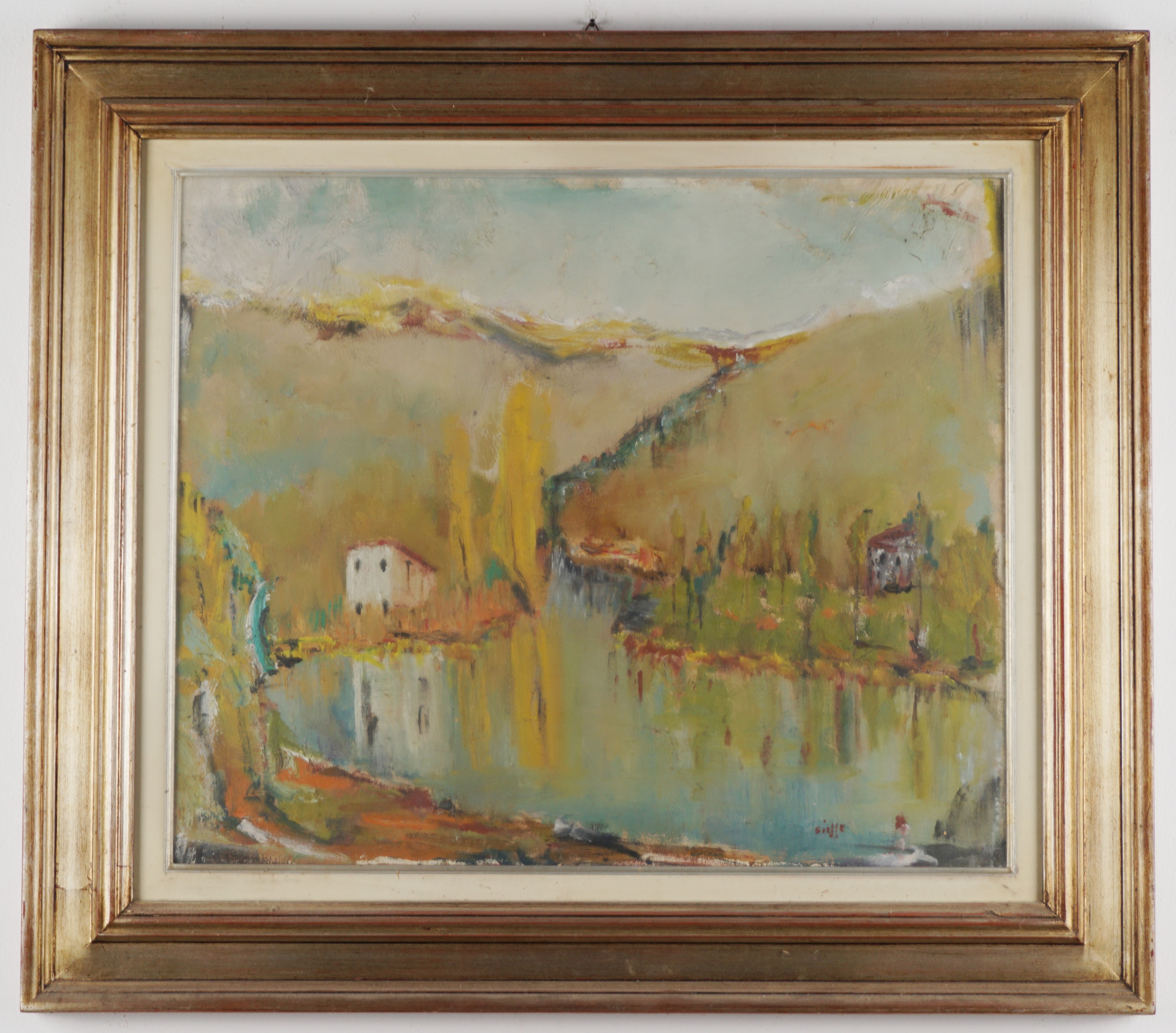 Anonimo Seconda Metà Secolo XX - Paesaggio, olio su tela