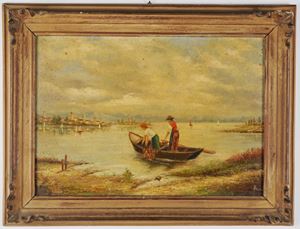 Scorcio di lago lombardo