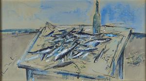 Natura morta con pesci