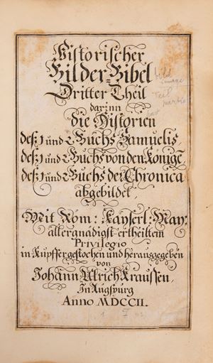 Historischer Bilder Bibel