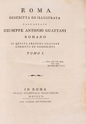 Roma descritta ed illustrata