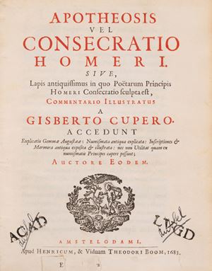 Apotheosis vel consecratio Homeri